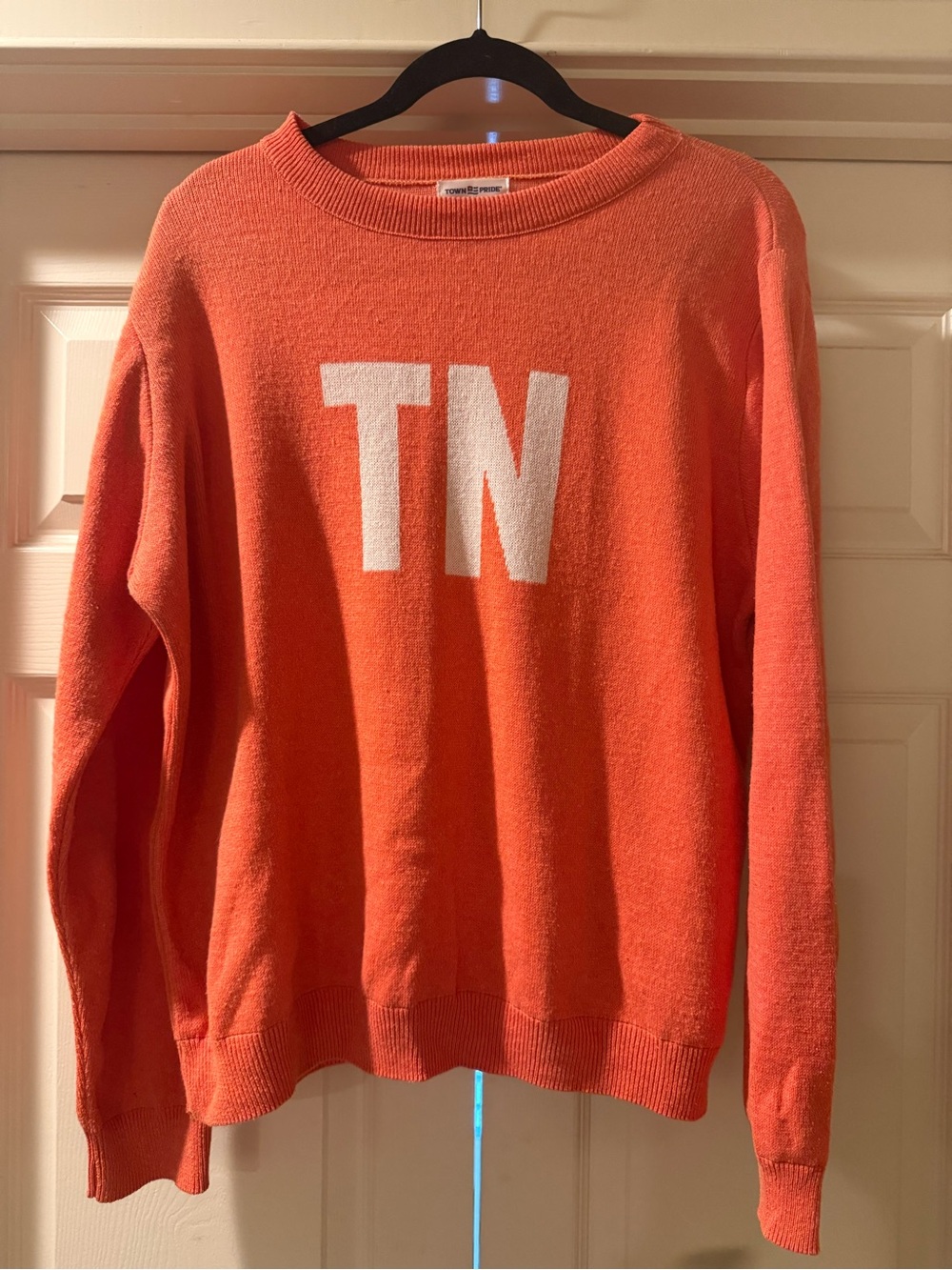 town pride volunteers tennessee Crewneck Sweater with White TN Lettering vols